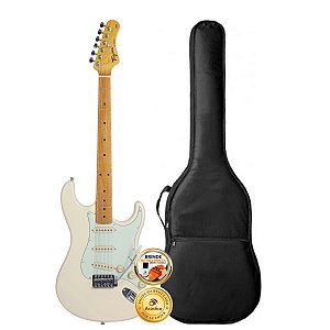 Kit Guitarra Stratocaster Tagima TG-530 Olympic White Capa