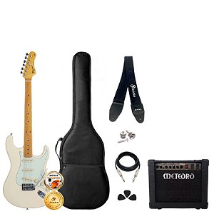 Kit Guitarra Tagima TG-530 OWH Acessórios + Amplificador