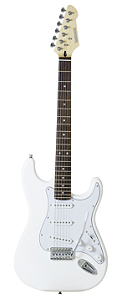 Guitarra Stratocaster RockWave RW50WH Maple Branca