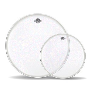 Pele De Bateria Luen Dudu Portes Double Clear 12"