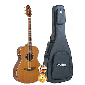 Violão Elétrico Strinberg Diamond DM1 Orquestra Aço Com Bag