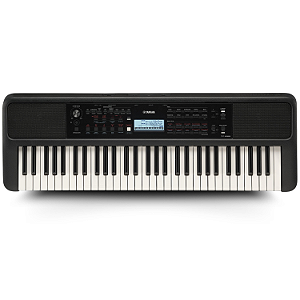 Teclado Musical Yamaha PSR-E383 Iniciante 61 Teclas Preto