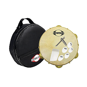 Pandeiro Contemporânea Luthier Léo Rodrigues Bag Acolchoada