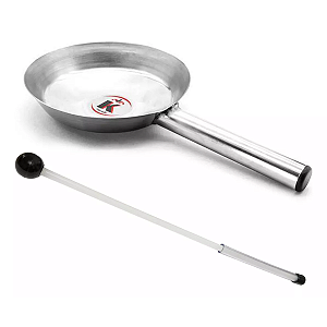 Frigideira Musical Em Aço Inox Com Baqueta Torelli KF135