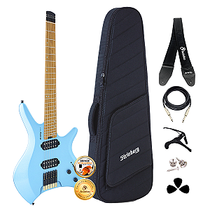 Kit Guitarra Strinberg Headless SHN6 Next Azul Completo