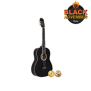 Violão Nylon Estudante Tagima Memphis AD-39 Preto Fosco