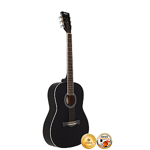Violão Parlor Tagima Memphis AD-40 Aço Preto Fosco Acústico