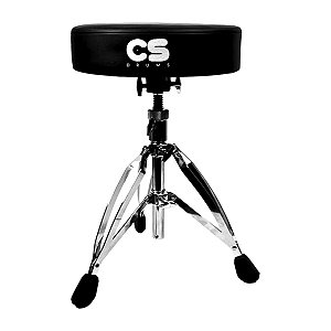 Banco De Bateria Redondo Com Rosca Ajustável CS Drums
