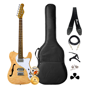 Kit Guitarra Telecaster Thinlin Strinberg SGS210T NA Completo