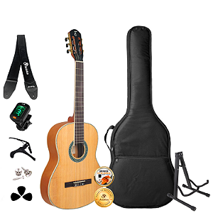 Kit Violão Nylon Tagima Paraty Estudante Acessórios + Suporte