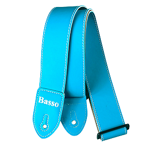 Correia Basso SF183 Turquesa Neon Para Guitarra Violão Baixo