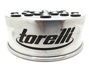Torelli Shakerim Com Suporte P/ Clamp TG546 Corpo Tamborim Aluminio Rebites