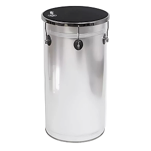 Tantan 70x14" Luen Em Alumínio Com Pele Korino Preta 6 Afin.