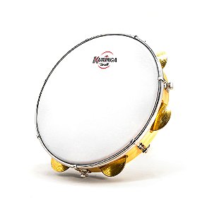 Pandeiro Nylon 12" Em Madeira Maciça Kuringa By Torelli