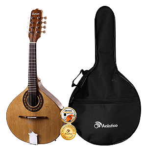 Kit Bandolim Rozini Acústico Estudante 8 Cordas RB21 Capa