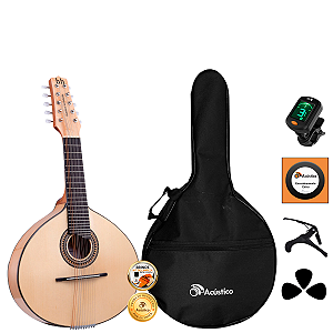 Kit Bandolim Rozini Hamilton de Holanda 10 Cordas Completo