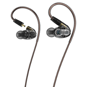 Fone De Ouvido In-ear Com Dois Drivers Dylan DE-225 Preto