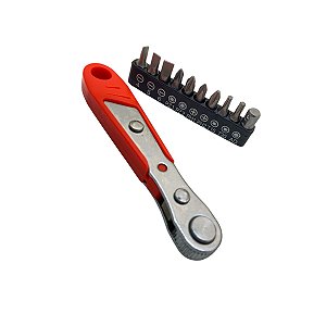 Kit Chave Catraca Multiuso 10 Ponteiras Liverpool