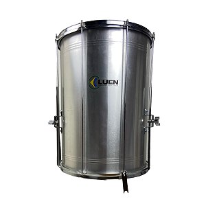 Surdo Luen Profissional 16"x60 Em Alumínio Com Pele Napa