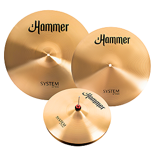 Set Pratos De Bateria Liverpool Hammer System 14/18/20 B20