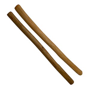 Bastão Maculelê Grimas Para Capoeira E Dança 40CM Par