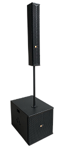 Sistema de Som Subwoofer Ativo dB Active 118-1600W + Torre Vertmix 604