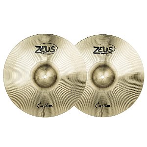 Prato De Bateria Zeus Custom Hi-Hat 14" Bronze B20 ZCHH14