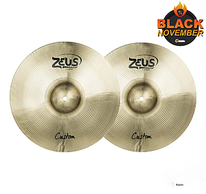 Prato De Bateria Zeus Custom Hi-Hat 14" Bronze B20 ZCHH14