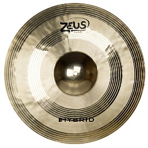 Prato De Bateria Zeus Hybrid Crash 18" Bronze B20 ZHC18