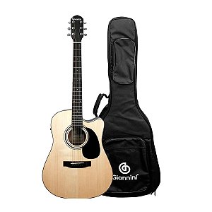 Violão Aço Eletroacústico Giannini com Bag