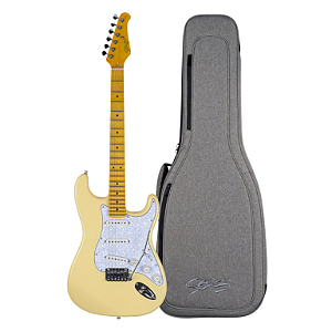 Guitarra Seizi Vintage Ozielzinho Rising Sun SSS – Cream