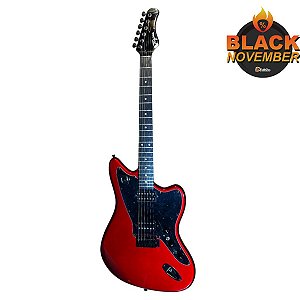 Guitarra Tagima Offset 2H Escala Escura Escudo BK Duo Smart-HCA
