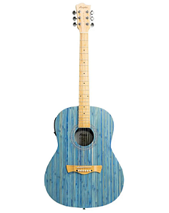 Violão Elétrico Memphis Naturale All Solid Bambu Azul TBLS