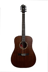 Violão Folk Non-Cutaway Aço Tagima cor Natural Mahogany