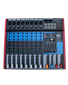 Mesa de Som Analógica 8CH Soundvoice MS-802 Plus