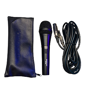 Microfone Dinâmico Com Fio Soundvoice SM-90