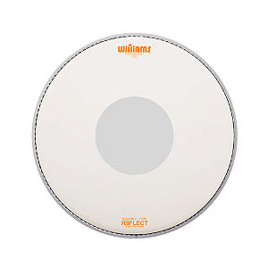 Pele de Bateria Williams AA Reflect Filme Duplo Porosa DOT Invertido 12"