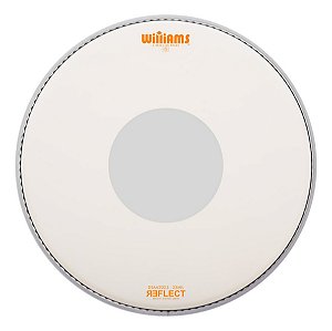Pele de Bateria Williams AA Reflect Duplo Porosa 23 Mil DOT Invertido 13"