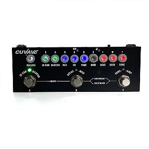 Pedal Multi-Efeito M-Vave Cube Baby Preto VD612