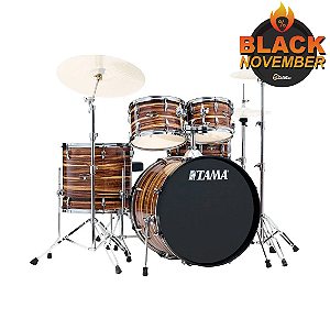 Bateria Tama Imperial Star Coffee Teak Wrap 5 Peças