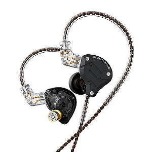 Fone In-Ear KZ ZS10 Pro X Monitor de Palco Cabo Removível