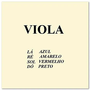 Encordoamento Para Viola Erudita  Mauro Calixto JCVE