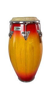 Conga Profissional 10 Pol Luen Honey Burst c/ Pele Animal