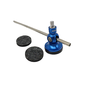 Batedor Pirulito Liverpool Regulável Em Alumínio Azul