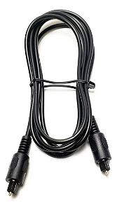 Cabo Óptico Digital Par Áudio Toslink MXT 3 Metros