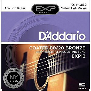 D'addario Encordoamento Violão Aço Coated Bronze 011 Exp13