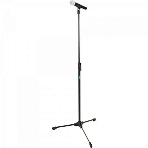 Pedestal Reto Para Microfone ASK TPR Preto