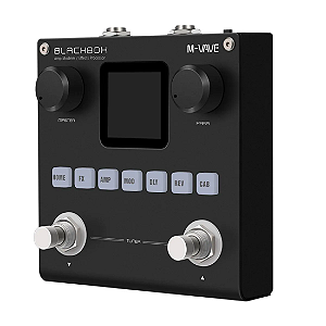 Pedal Multiefeitos Guitarra/Baixo M-vave Blackbox Preto