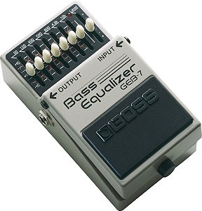 Pedal Efeito Para Contrabaixo Boss GEB-7 Equalizado 7 Bandas