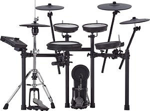 Bateria Eletrônica Digital Roland TD-17KVX2 Preto Com Rack